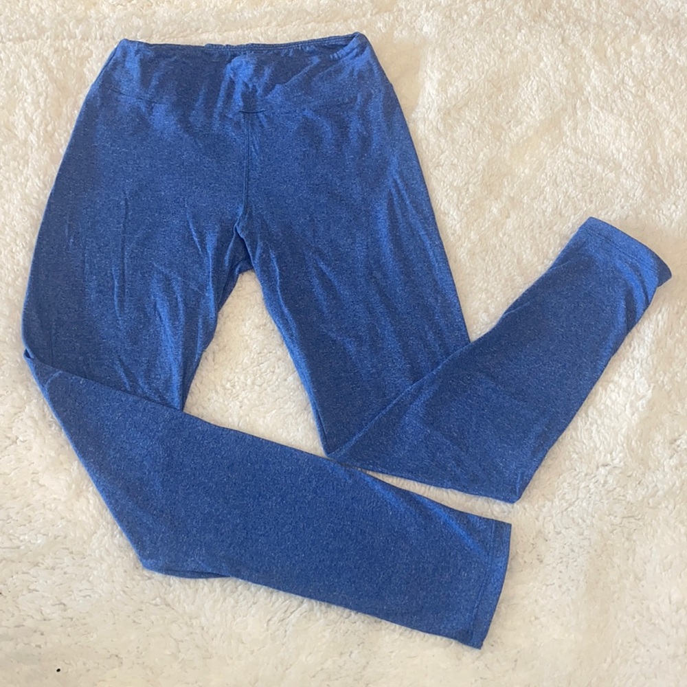 One Size Heather Blue LulaRoe Leggings